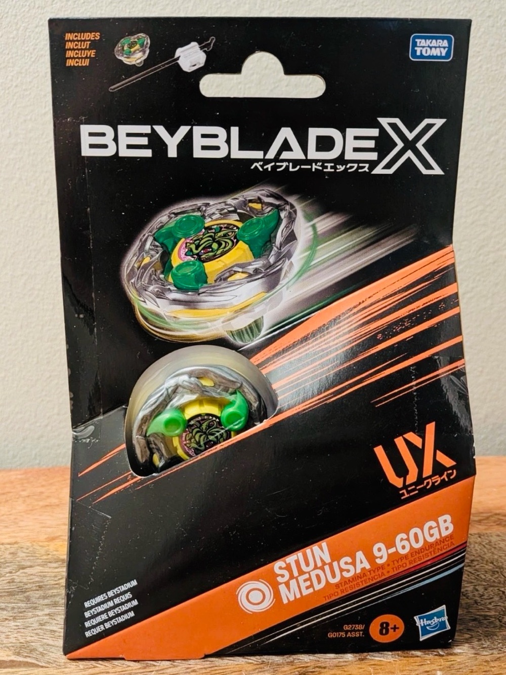 Beyblade X Stun Medusa 9-60GB UX Starter Pack Hasbro Launcher Takara Tomy NEW